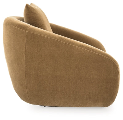 Yahya Swivel Accent Chair - Dow Furniture (ME)