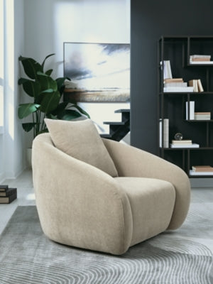 Yahya Swivel Accent Chair - Dow Furniture (ME)