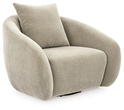Yahya Swivel Accent Chair - Dow Furniture (ME)
