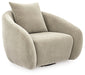 Yahya Swivel Accent Chair - Dow Furniture (ME)