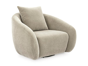 Yahya Swivel Accent Chair - Dow Furniture (ME)