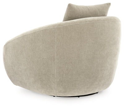 Yahya Swivel Accent Chair - Dow Furniture (ME)