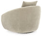 Yahya Swivel Accent Chair - Dow Furniture (ME)