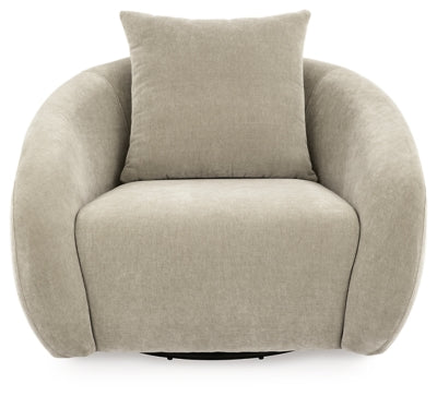 Yahya Swivel Accent Chair - Dow Furniture (ME)