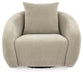 Yahya Swivel Accent Chair - Dow Furniture (ME)