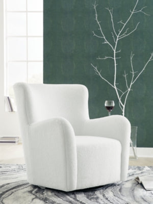 Rowenburg Swivel Glider Accent Chair - Dow Furniture (ME)