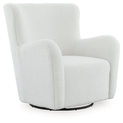 Rowenburg Swivel Glider Accent Chair - Dow Furniture (ME)
