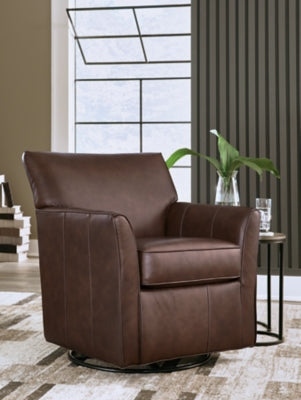 Braydunn Swivel Glider Accent Chair - Dow Furniture (ME)