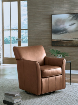 Braydunn Swivel Glider Accent Chair - Dow Furniture (ME)
