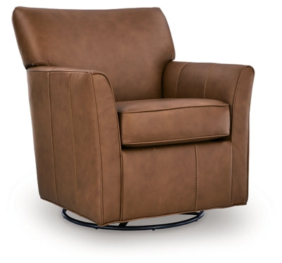 Braydunn Swivel Glider Accent Chair - Dow Furniture (ME)
