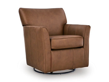 Braydunn Swivel Glider Accent Chair - Dow Furniture (ME)