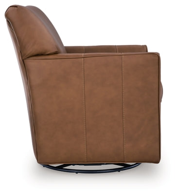 Braydunn Swivel Glider Accent Chair - Dow Furniture (ME)