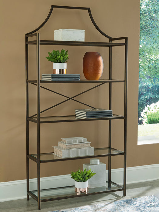 Bernonly 72" Bookcase - Dow Furniture (ME)
