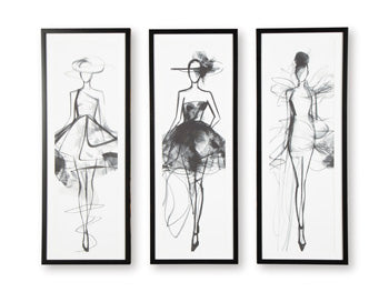 Mckerrick Wall Art Set (Set of 3) - Dow Furniture (ME)