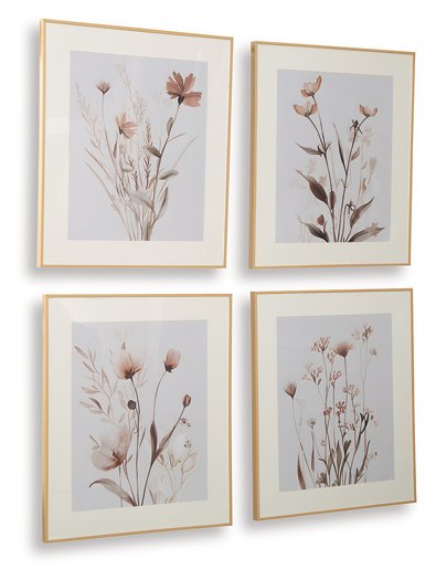 Chettings Wall Art (Set of 4) - Dow Furniture (ME)