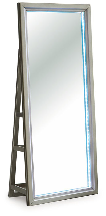 Evesen Floor Standing Mirror/Storage - Dow Furniture (ME)