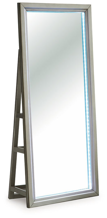 Evesen Floor Standing Mirror/Storage - Dow Furniture (ME)