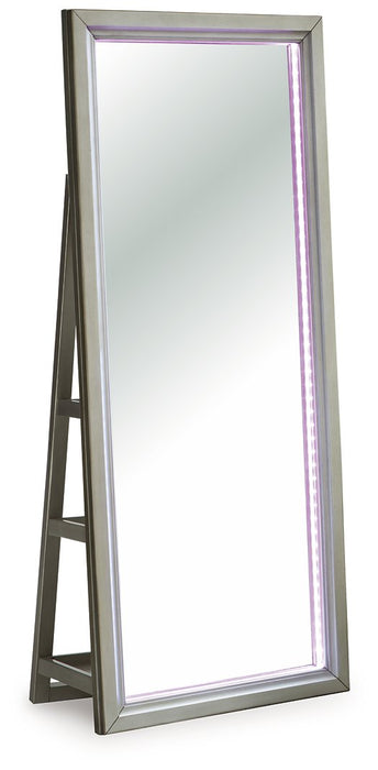 Evesen Floor Standing Mirror/Storage - Dow Furniture (ME)