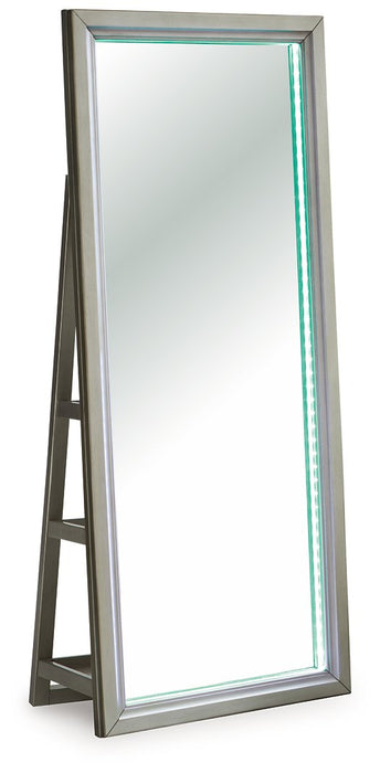 Evesen Floor Standing Mirror/Storage - Dow Furniture (ME)