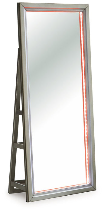 Evesen Floor Standing Mirror/Storage - Dow Furniture (ME)