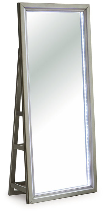 Evesen Floor Standing Mirror/Storage - Dow Furniture (ME)