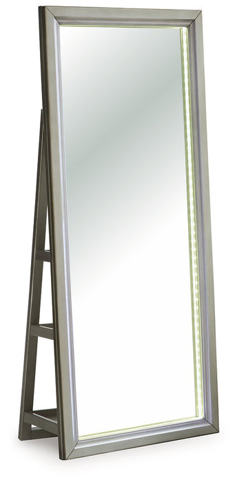 Evesen Floor Standing Mirror/Storage - Dow Furniture (ME)