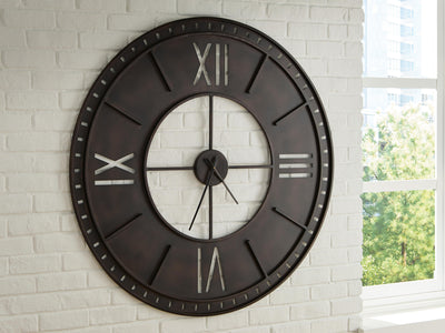 Lytle Wall Clock - Dow Furniture (ME)