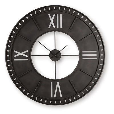 Lytle Wall Clock - Dow Furniture (ME)