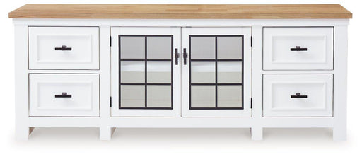 Ashbryn 74" TV Stand - Dow Furniture (ME)