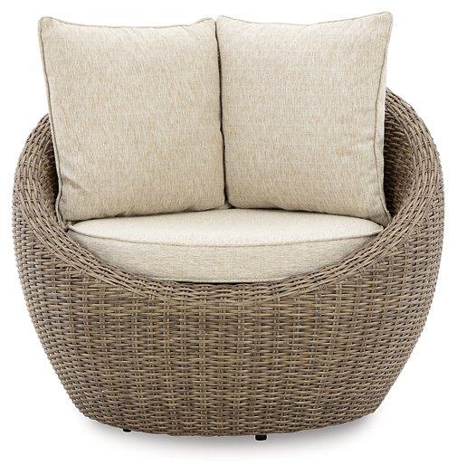 Danson Swivel Lounge with Cushion (Set of 2) - Dow Furniture (ME)