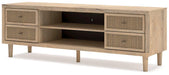Cielden 72" TV Stand with Electric Fireplace - Dow Furniture (ME)