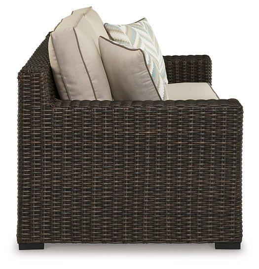 Coastline Bay Outdoor Loveseat with Cushion