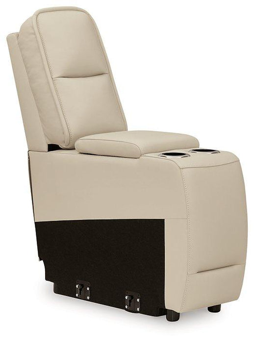 Double Deal Reclining Sectional with Console - Dow Furniture (ME)