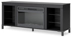 Cayberry 60" TV Stand with Electric Fireplace - Dow Furniture (ME)