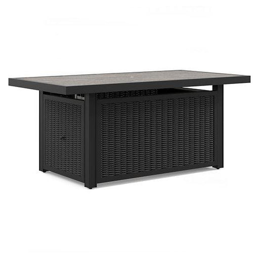 Beachcroft Outdoor Fire Pit Table - Dow Furniture (ME)