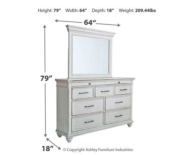 Kanwyn Dresser and Mirror - Dow Furniture (ME)