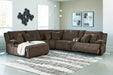 Top Tier Reclining Sectional with Chaise - Dow Furniture (ME)