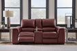 Alessandro Power Reclining Loveseat with Console - Dow Furniture (ME)