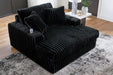 Midnight-Madness Oversized Chaise - Dow Furniture (ME)