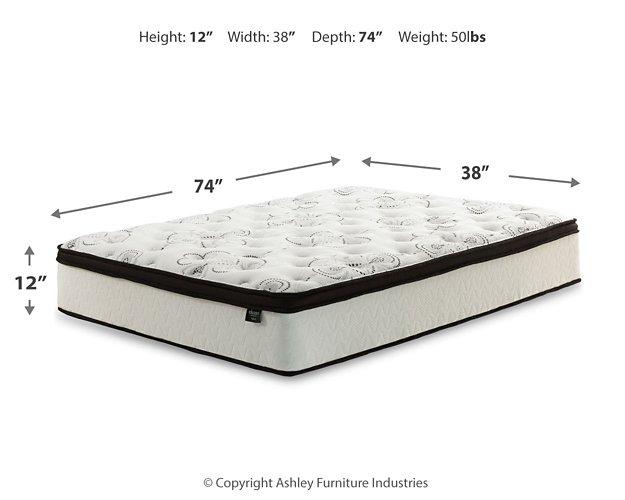 Chime 12 Inch Hybrid Mattress in a Box - Dow Furniture (ME)