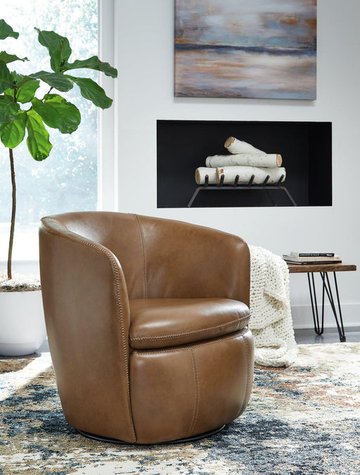 Kierreys Swivel Accent Chair - Dow Furniture (ME)