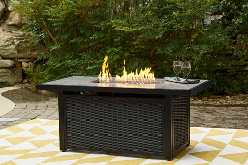 Beachcroft Outdoor Fire Pit Table - Dow Furniture (ME)