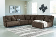 Top Tier Reclining Sectional with Chaise - Dow Furniture (ME)