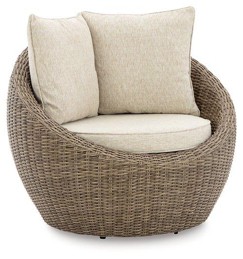 Danson Swivel Lounge with Cushion (Set of 2) - Dow Furniture (ME)