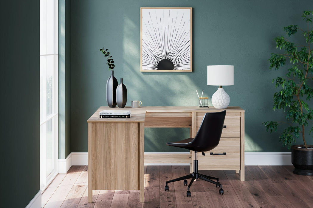 Battelle 60" Home Office Desk with Return - Dow Furniture (ME)