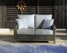 Elite Park Outdoor Loveseat with Cushion - Dow Furniture (ME)