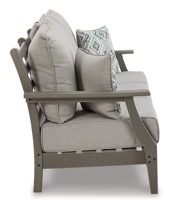 Visola Outdoor Sofa and Loveseat Set - Dow Furniture (ME)