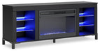 Cayberry 60" TV Stand with Electric Fireplace - Dow Furniture (ME)