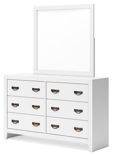 Binterglen Dresser and Mirror - Dow Furniture (ME)