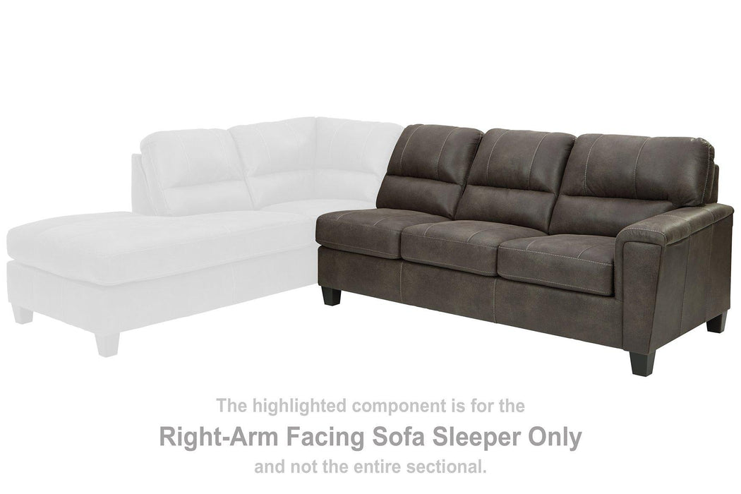 Navi 2-Piece Sleeper Sectional with Chaise